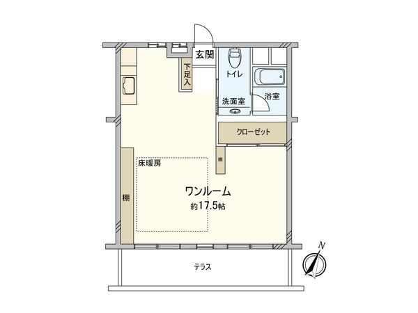 井の頭パークサイドマンション 間取図(平面図)