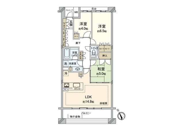 パークホームズ吉祥寺グランテラス クロイスターレジデンス 間取図(平面図) パークホームズ吉祥寺グランテラス クロイスターレジデンス 間取図(平面図)
