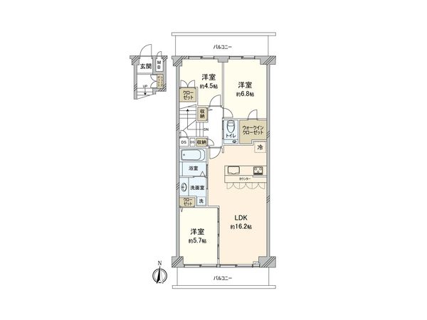 メゾン井の頭 間取図(平面図)