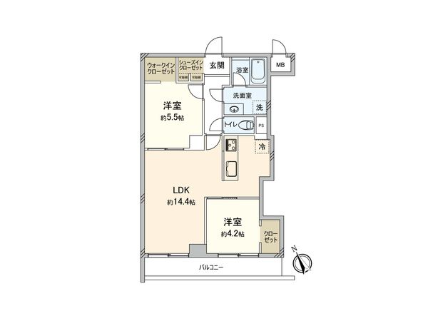 ライオンズマンション吉祥寺 間取図(平面図) 間取図(平面図)