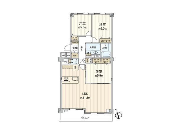 コート吉祥寺 間取図(平面図)
