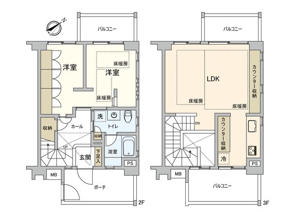 OPUS 間取図(平面図) OPUS 間取図(平面図)