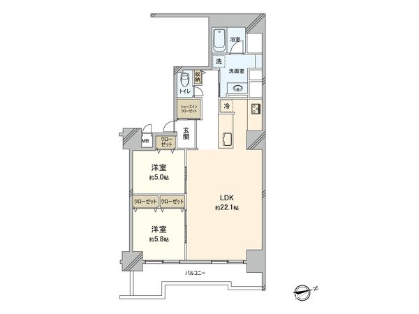 ルネ吉祥寺 間取図(平面図) ルネ吉祥寺 間取図(平面図)