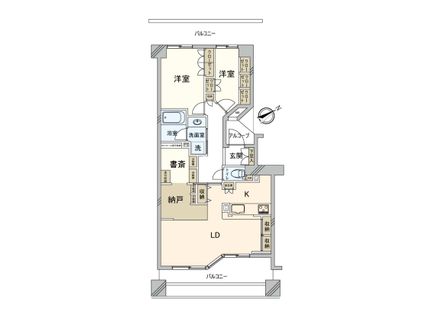 パークスクエア吉祥寺本町 間取図(平面図)