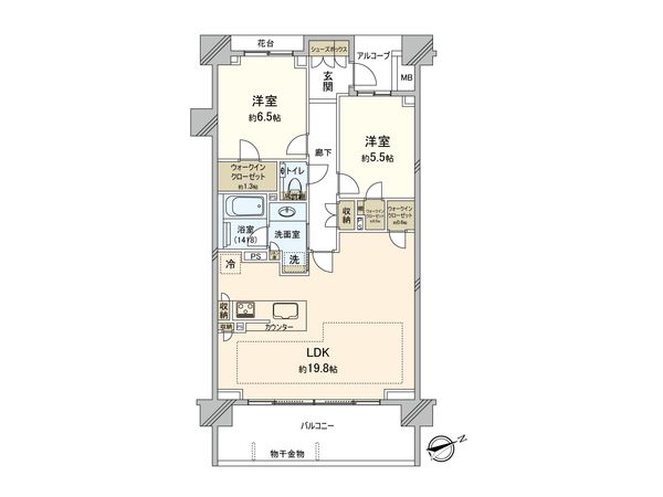 間取図(平面図)