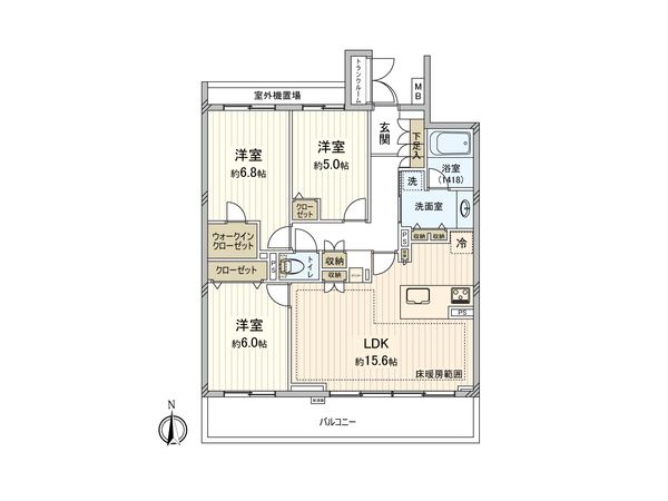 ラトリエ吉祥寺 間取図(平面図)