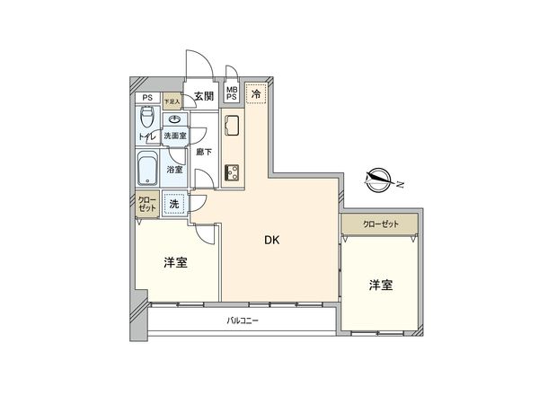 ライオンズマンション吉祥寺北 間取図(平面図) ライオンズマンション吉祥寺北 間取図(平面図)