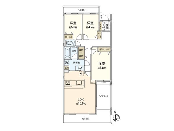 吉祥寺北パーク・ホームズ 間取図(平面図) 吉祥寺北パーク・ホームズ 間取図(平面図)