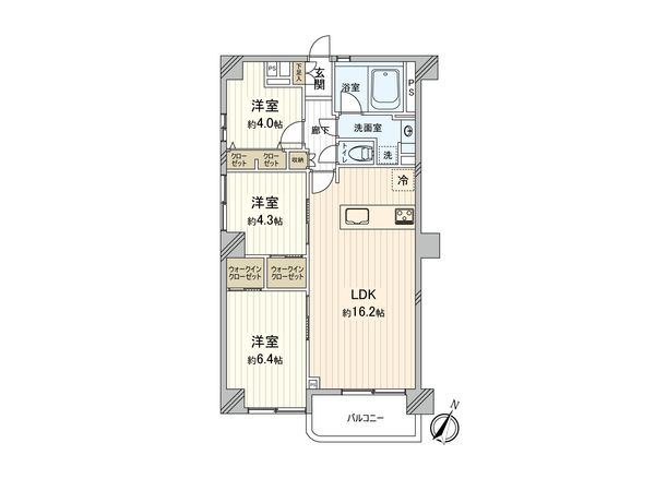 吉祥寺マンション 間取図(平面図) 吉祥寺マンション 間取図(平面図)