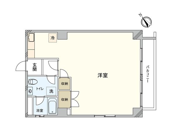 中央マンション 間取図(平面図)