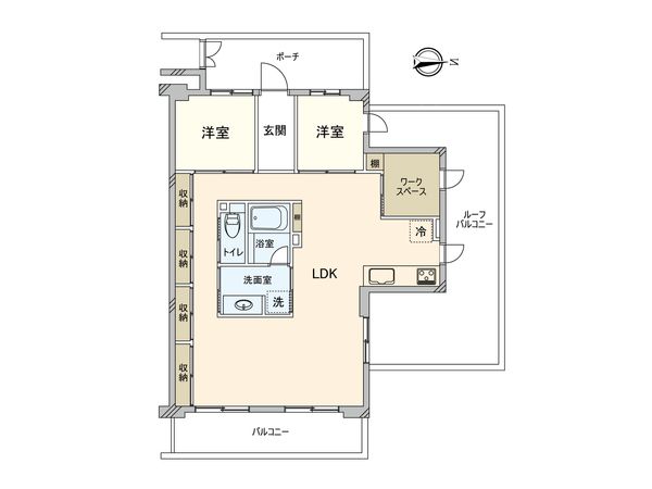 ライオンズマンション吉祥寺南 間取図(平面図)
