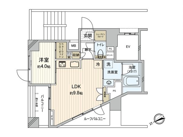 ラ・グラース吉祥寺 間取図(平面図) ラ・グラース吉祥寺 間取図(平面図)