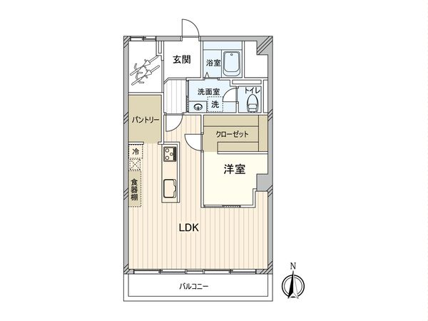 吉祥寺マンション 間取図(平面図)