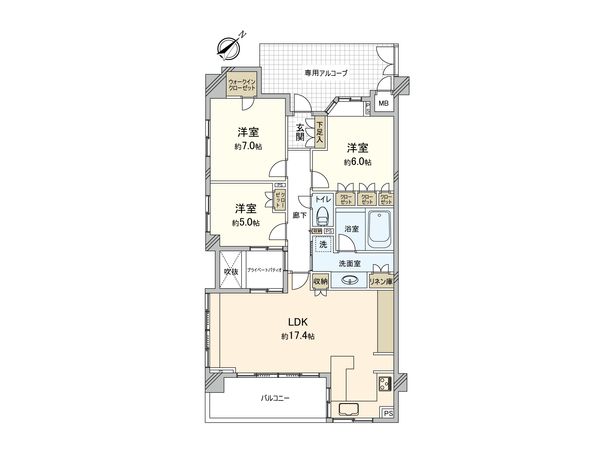 間取図(平面図)