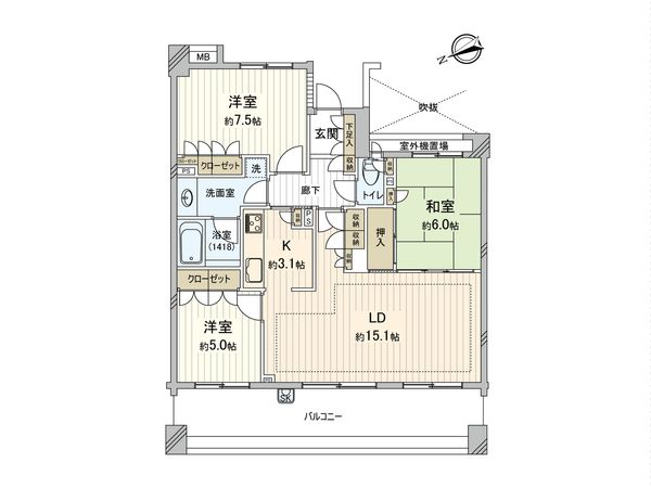 間取図(平面図)