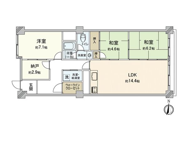 吉祥寺ハイム 間取図(平面図) 吉祥寺ハイム 間取図(平面図)