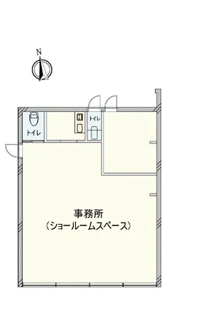 事務所部分間取り図