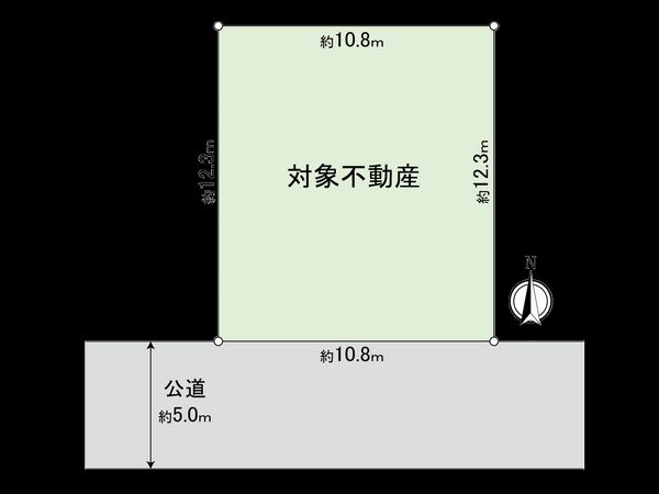 国立市中1丁目 区画図