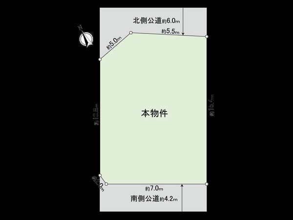 国立市矢川3丁目 区画図