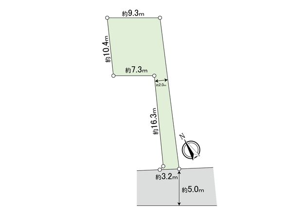 国分寺市日吉町3丁目 土地 区画図 国分寺市日吉町3丁目 土地 区画図