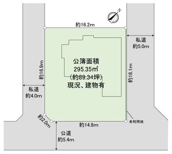 国分寺市内藤2丁目 土地 区画図