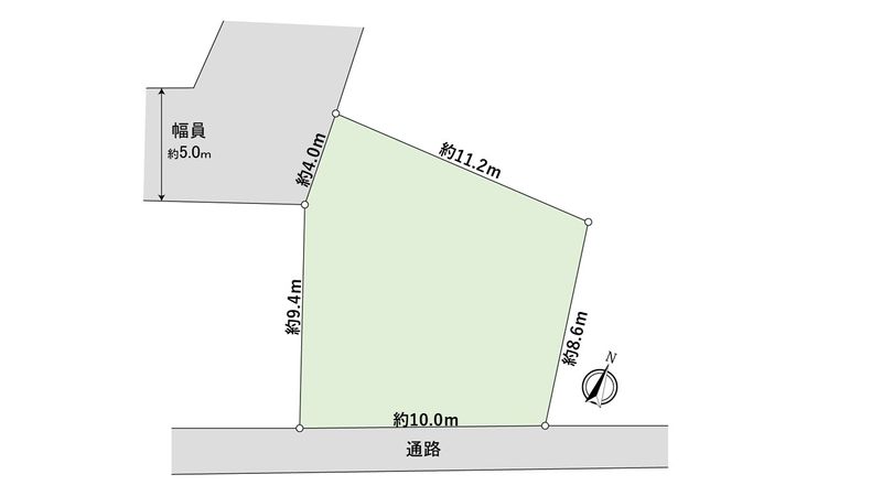 清瀬市梅園3丁目 土地 区画図