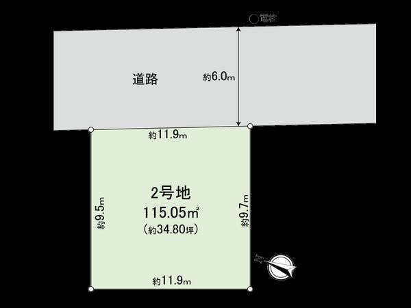 国分寺市高木町1丁目 2区画 区画図 国分寺市高木町1丁目 2区画 区画図