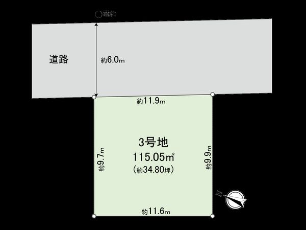国分寺市高木町1丁目 3区画 区画図 国分寺市高木町1丁目 3区画 区画図