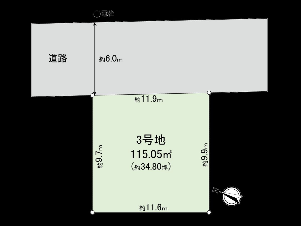 国分寺市高木町1丁目 3区画 区画図 区画図