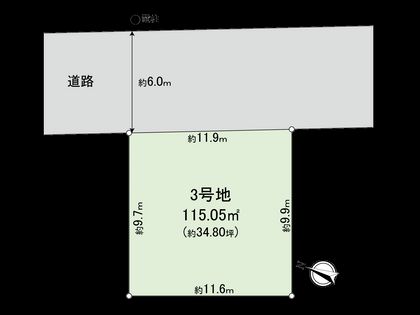 国分寺市高木町1丁目 3区画 区画図