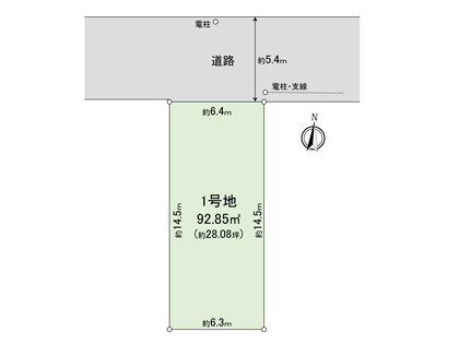 国立市東3丁目 区画図