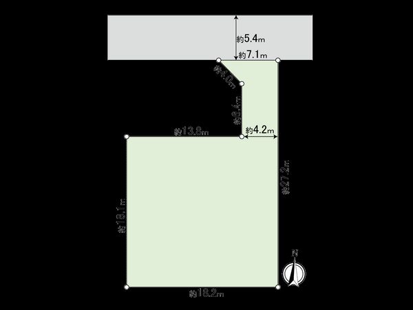 国立市中2丁目 区画図