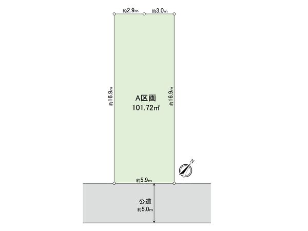 国分寺市富士本1丁目 A区画 区画図