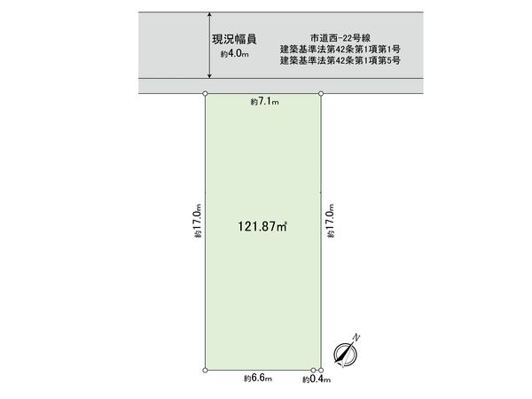 国分寺市富士本1丁目 7区画 区画図 国分寺市富士本1丁目 7区画 区画図