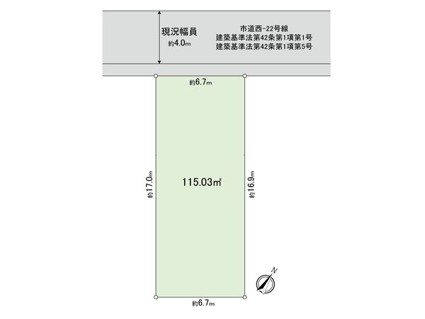 国分寺市富士本1丁目 8区画 区画図 国分寺市富士本1丁目 8区画 区画図
