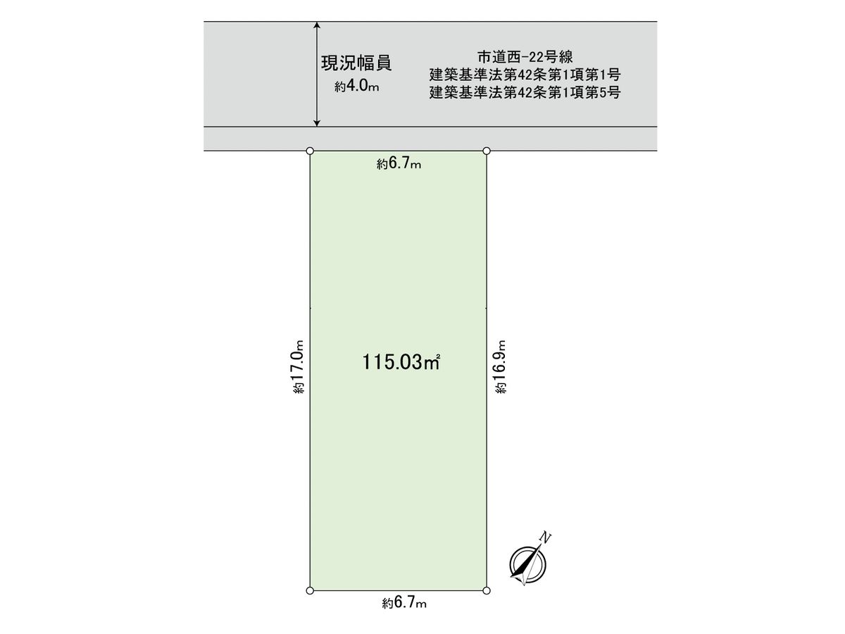 国分寺市富士本1丁目 8区画 区画図 区画図