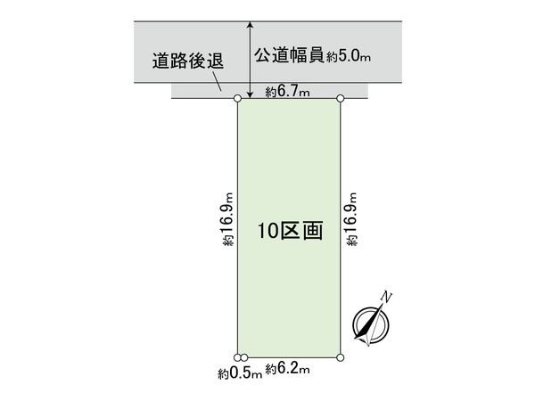 国分寺市富士本1丁目 10区画 区画図
