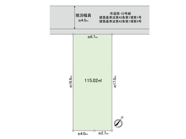 国分寺市富士本1丁目 11区画 区画図 国分寺市富士本1丁目 11区画 区画図