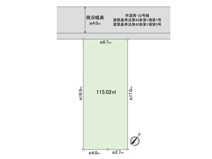 国分寺市富士本1丁目 11区画 区画図