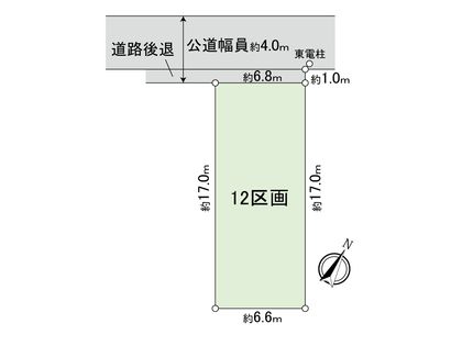 国分寺市富士本1丁目 12区画 区画図