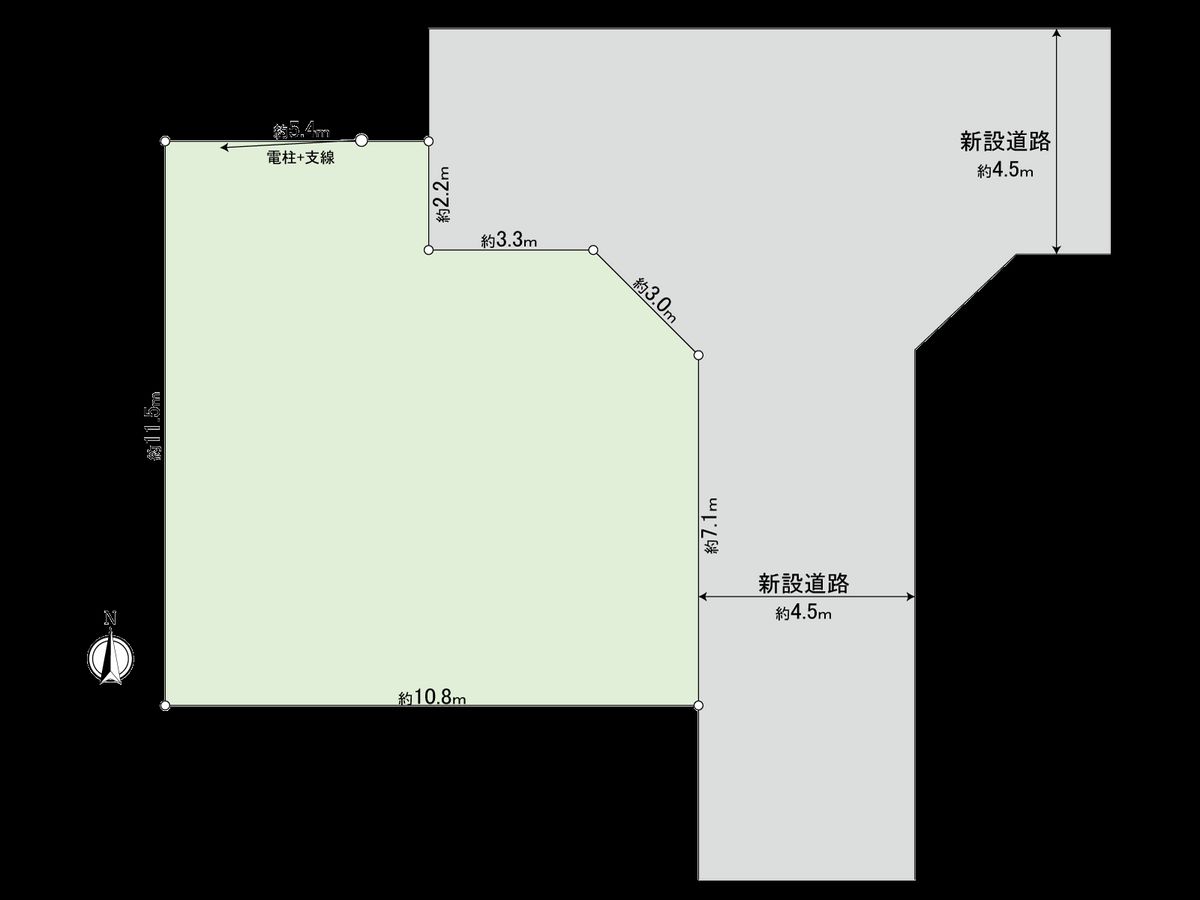 国立市東3丁目 2区画 区画図 区画図