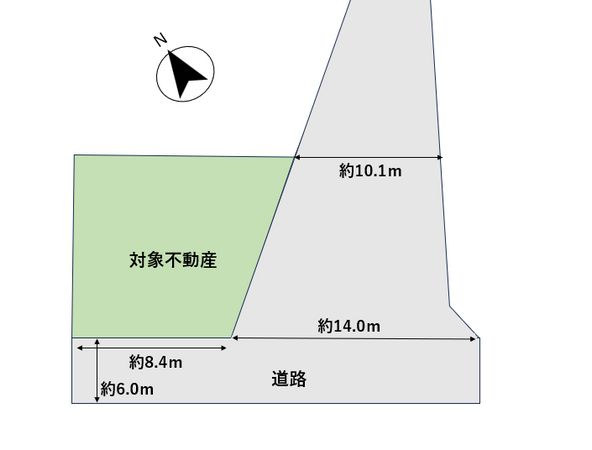 国立市泉2丁目 土地 区画図