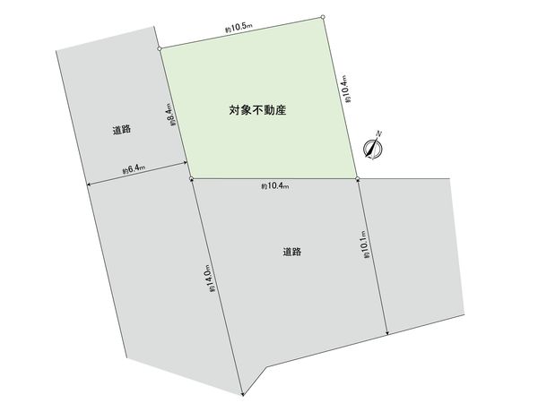 国立市泉2丁目 土地 区画図