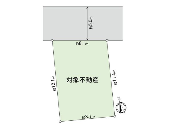 国立市谷保 区画図