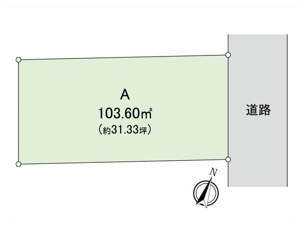 国分寺市西町2丁目 A区画 区画図