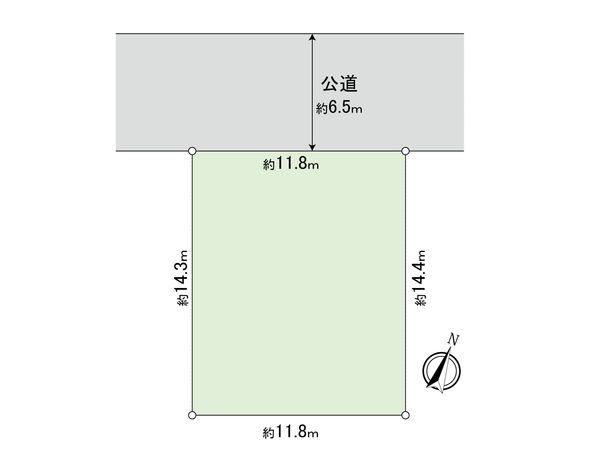 国分寺市光町1丁目 土地 区画図 国分寺市光町1丁目 土地 区画図