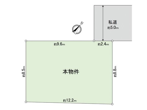 国分寺市富士本2丁目 区画図 国分寺市富士本2丁目 区画図