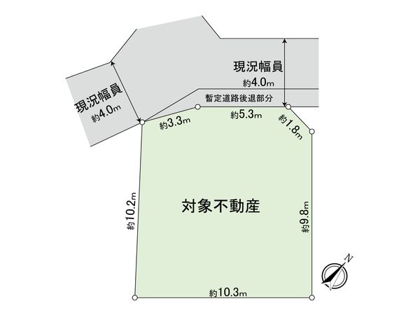 国分寺市日吉町4丁目 区画図