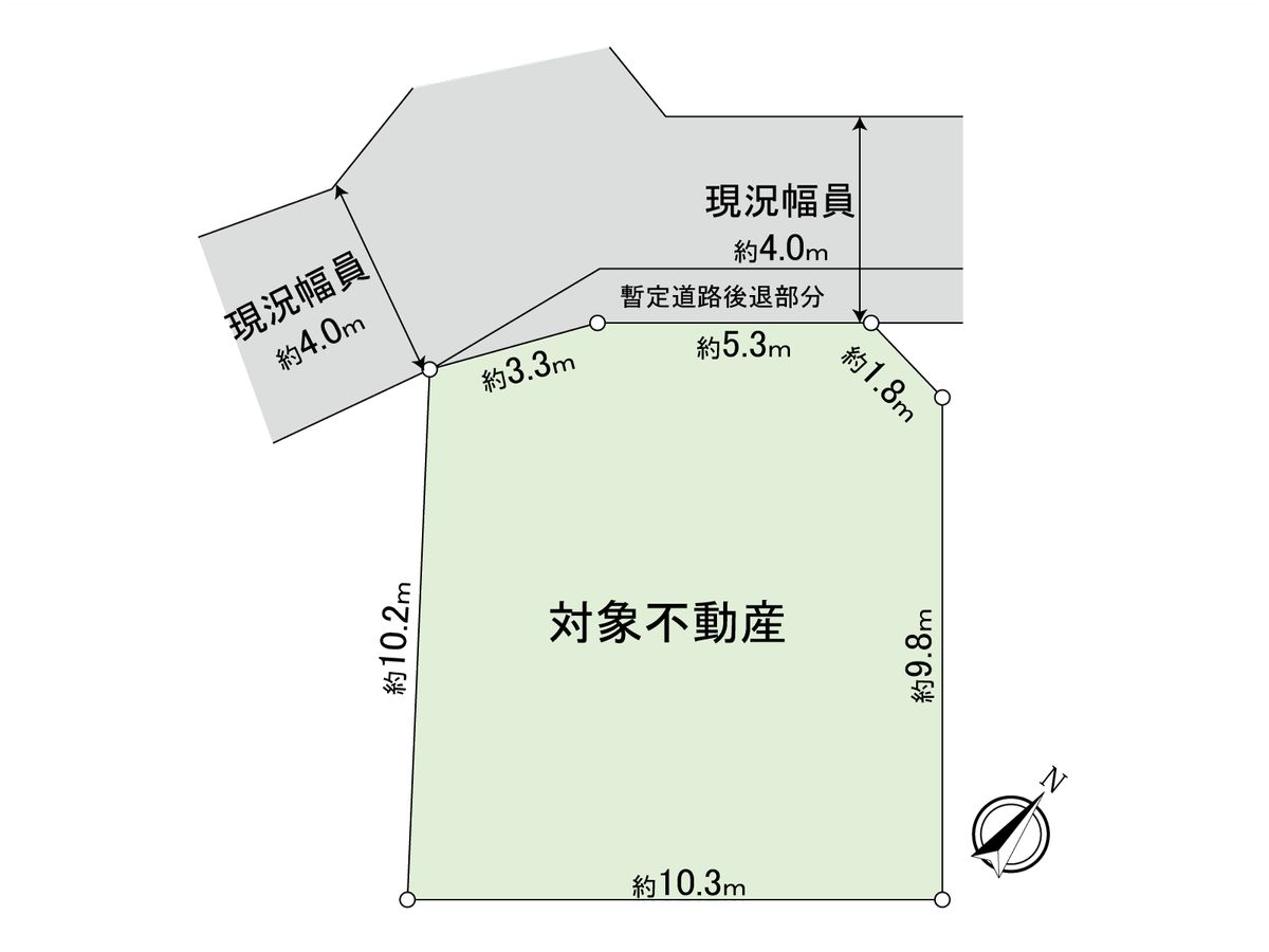 国分寺市日吉町4丁目 区画図 区画図