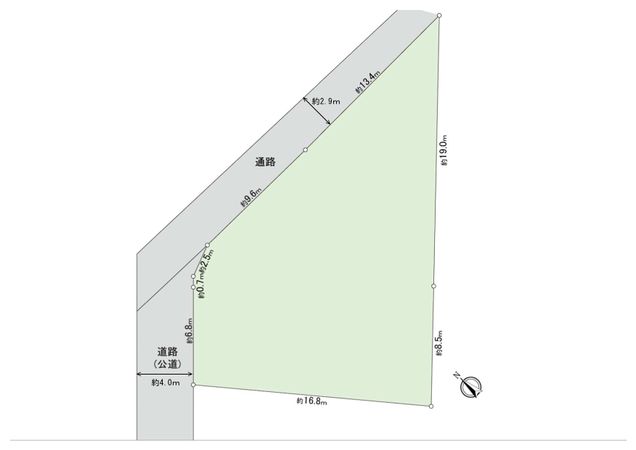国分寺市内藤2丁目 土地 区画図 国分寺市内藤2丁目 土地 区画図